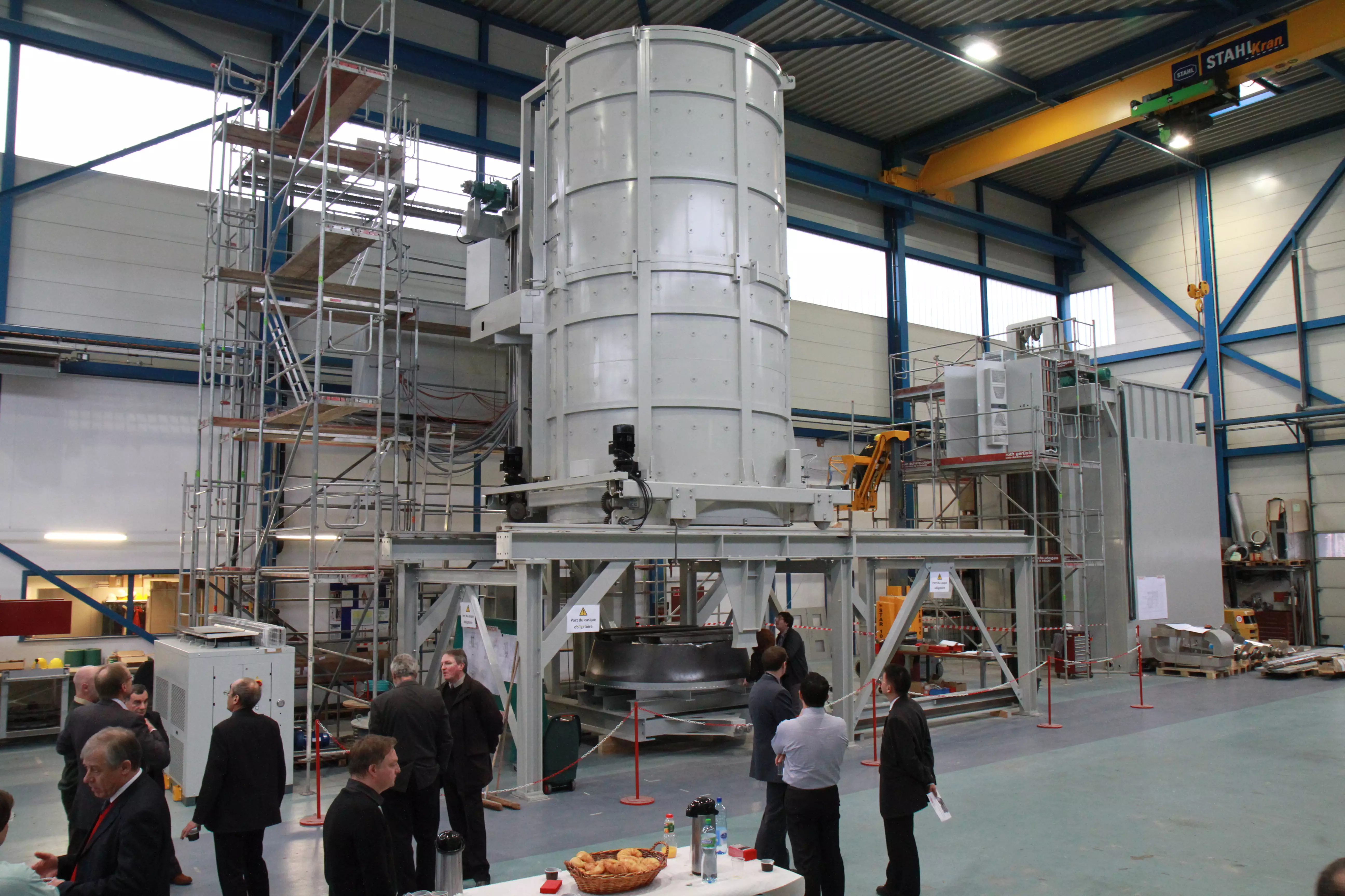 Furnace in Codere building