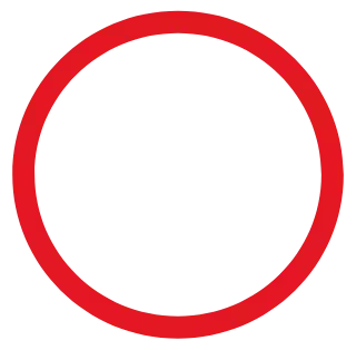 Red circle