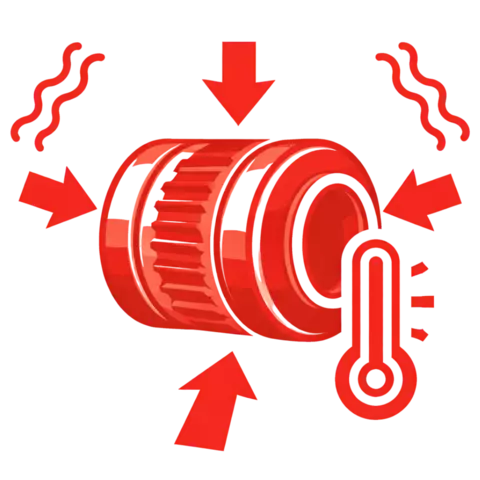 Deep hardening capacity